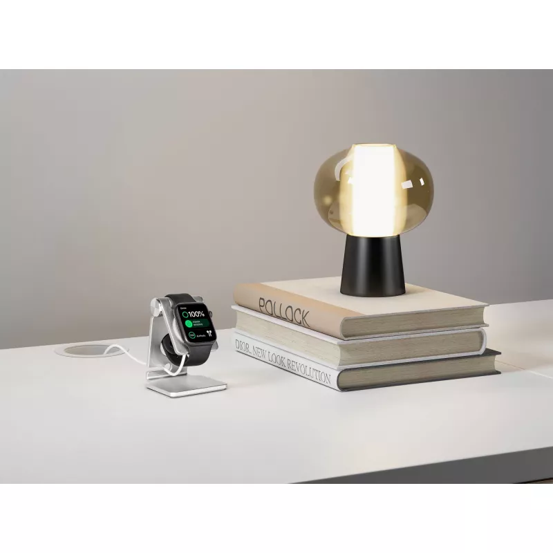 Supporto InLine in alluminio per Apple Watch argento