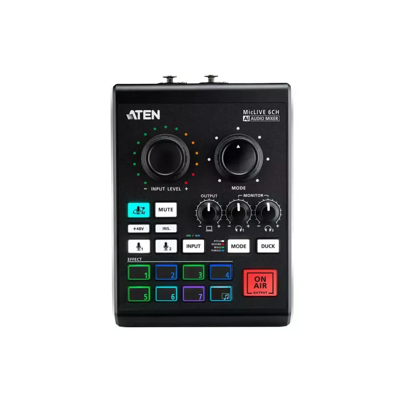 Mixer audio ATEN MicLIVE 6-CH 6 canali 24 bit 96 kHz
