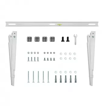 Supporto per climatizzatore InLine bianco 775 mm 400 mm 365 mm