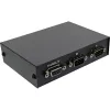 InLine switch seriale manuale 2 porte RS232 Sub-D 9 poli con cavo