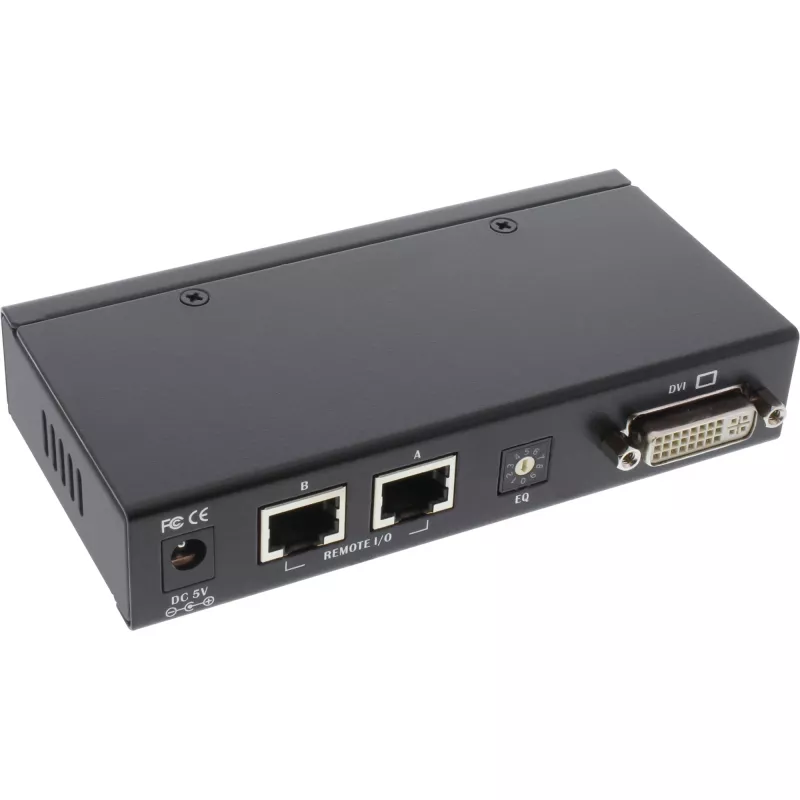 InLine extender KVM DVI USB su cavo TP con audio fino a 50 m