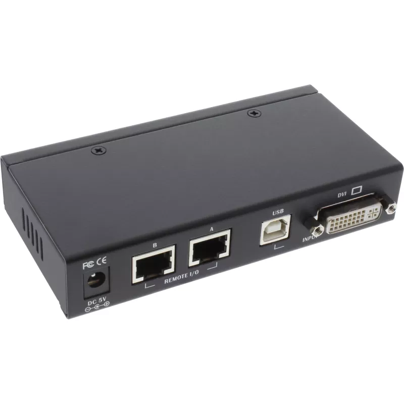 InLine extender KVM DVI USB su cavo TP con audio fino a 50 m