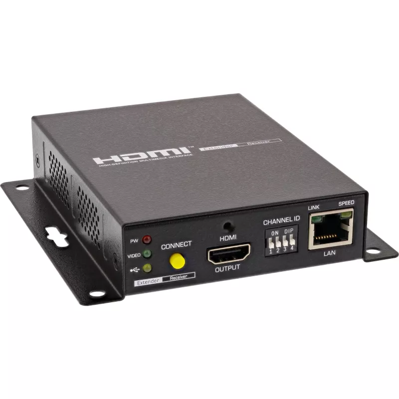 Extender KVM InLine 64601 4K HDMI USB over IP fino a 100 m