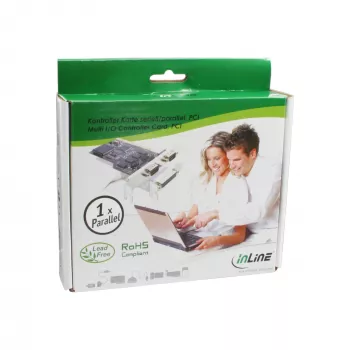 InLine scheda controller PCI Multi I/O 1 porta parallela 25 pin