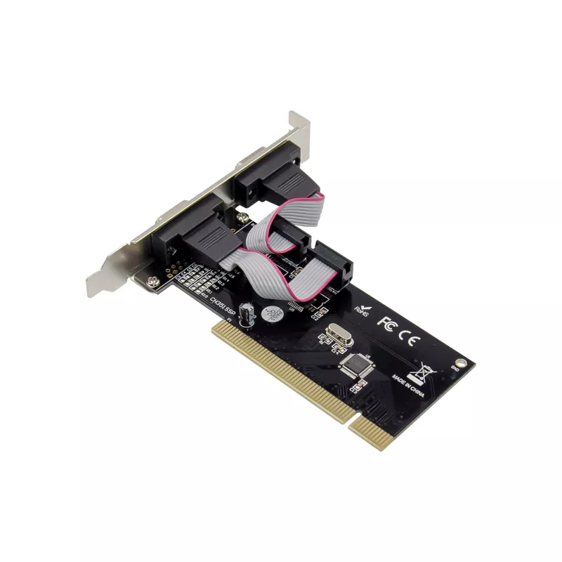 InLine scheda controller PCI Multi I/O 2 porte seriali DB9