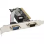 InLine scheda controller PCI Multi-I/O 2 interfacce seriali DB9