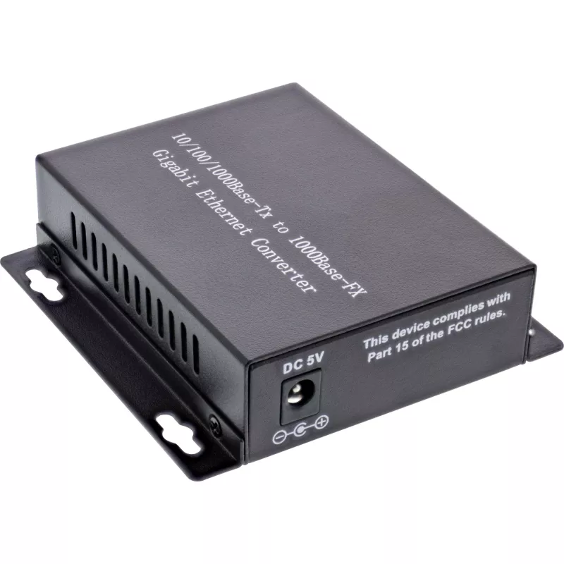 InLine convertitore di rete media 10/100/1000Mb/s TP su FO (SC Duplex), MM, 550 m