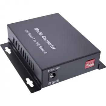 InLine 66659E Convertitore multimediale di rete 10000 Mbit/s 850 nm multimodale nero