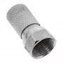 InLine Connettore F maschio per cavo coassiale con guaina 7,5 mm