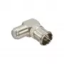InLine Adattatore F-Quick connettore maschio SAT a F connettore femmina SAT angolare 69923W