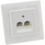 InLine Placca a muro ISDN 2x connettore femmina RJ45 2x 8 porte 69989C