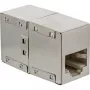 InLine Adattatore Cat.5e completamente schermato metallo 2x RJ45 femmina-femmina diretto