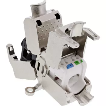 InLine , connettore per cavi, Cat.6A, LSA, schermato