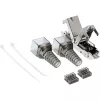 InLine Connettore per cavi Cat.6A, schermato, versione sottile