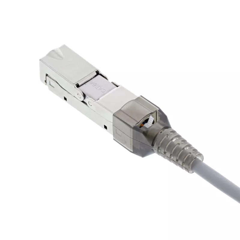 InLine Connettore per cavi Cat.6A, schermato, versione sottile