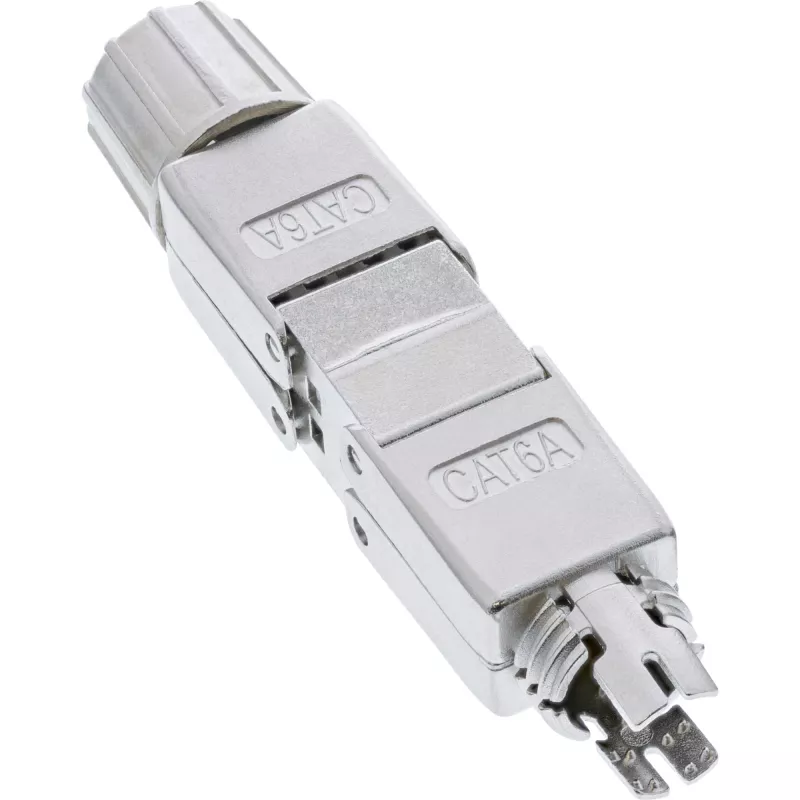 InLine Connettore per cavi Cat.6A schermato giunto senza attrezzi 69992E