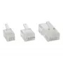 InLine Connettore modulare 6P4C RJ11 da crimpare su cavo tondo, 10 pz.