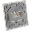 InLine Set cornice per 2x RJ45 femmina/LSA, Keystone SNAP-In, RAL9010