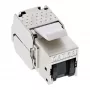 InLine Modulo Snap-In RJ45 Keystone Jack Cat.6a, con copertura antipolvere nero