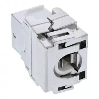 InLine Modulo Snap-In RJ45 Keystone Jack Premium Cat.6a, con copertura antipolvere