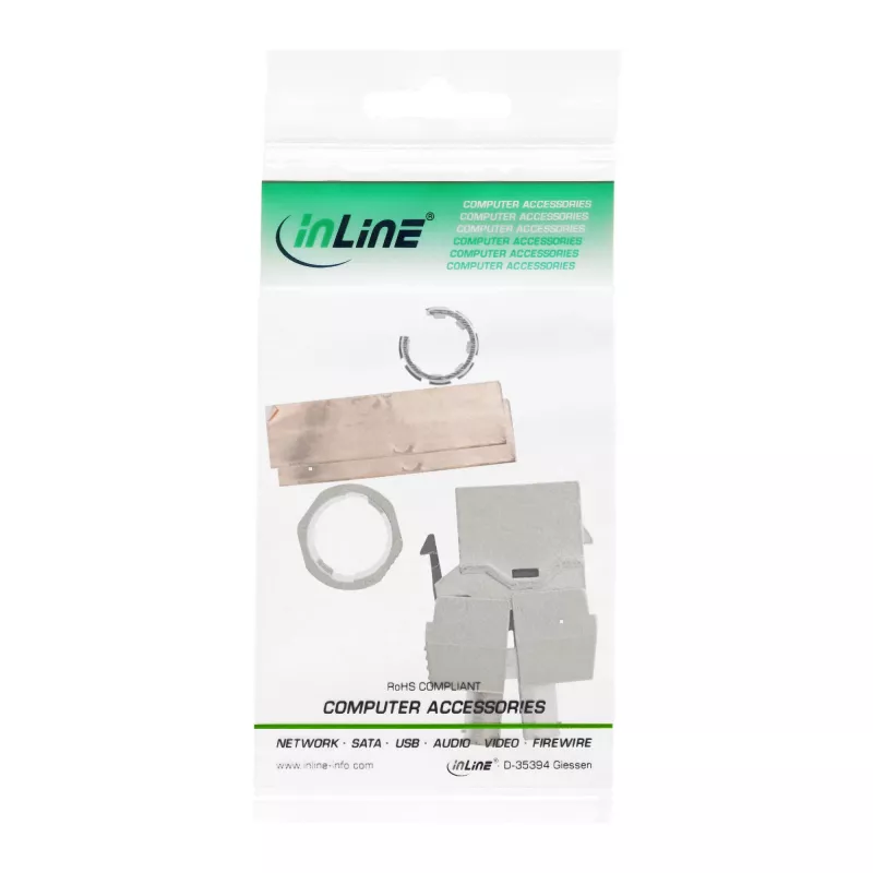 InLine Modulo Snap-In RJ45 Keystone Jack Cat.8.1
