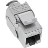 InLine Modulo Snap-In RJ45 Keystone Jack Cat.8.1 piatto metallico 1 pz.