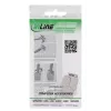 InLine Keystone RJ45 Jack sottile, SNAP-In, Cat.6A, fascetta fermacavi integrata
