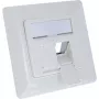 InLine Set cornice per 2x RJ45 Keystone SNAP-In, bianco RAL9010