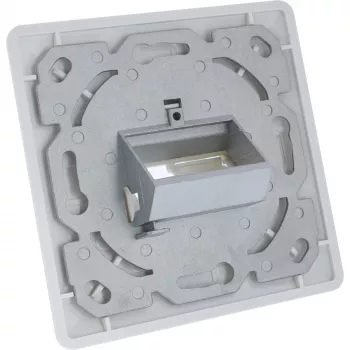 InLine Set cornice per 2x RJ45 Keystone SNAP-In, bianco RAL9010