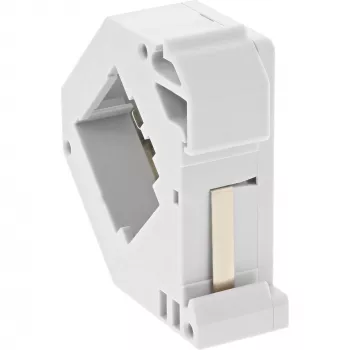 InLine Supporto Keystone per guida DIN, 1 porta, grigio chiaro