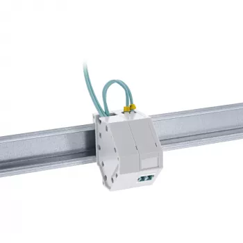 InLine Supporto modulo Keystone SNAP-In in fibra ottica, 1 porta per guida DIN
