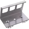InLine 76203E Supporto per guida DIN metallico Keystone Snap-In, 3 posti
