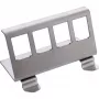 InLine 76203F supporto di montaggio per guida DIN in metallo per Keystone snap-in, 4 posti
