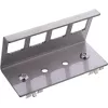 InLine 76203F supporto di montaggio per guida DIN in metallo per Keystone snap-in, 4 posti