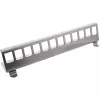 InLine 76203I fissaggio a scatto in metallo per Keystone per guida DIN, 12 porte