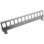 InLine 76203I fissaggio a scatto in metallo per Keystone per guida DIN, 12 porte
