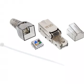 InLine connettore RJ45 Cat.6A 500MHz assemblabile sul campo schermato 76204A