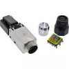 InLine connettore RJ45 Cat.6A 500MHz, assemblabile sul campo, schermato, con cappuccio a vite