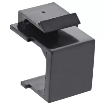 InLine copertura cieca SNAP-In per Keystone per alloggiamento modulo, nero, 10 pz.