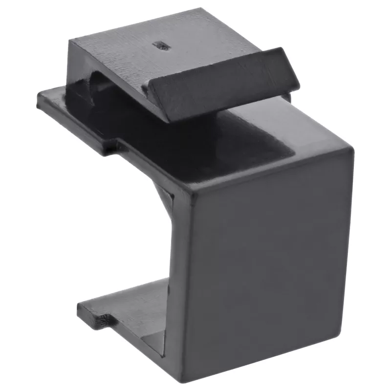 InLine copertura cieca SNAP-In per Keystone per alloggiamento modulo, nero, 10 pz.
