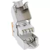 InLine connettore femmina RJ45 Keystone, schermato, Cat.6A, arancione confezione da 8