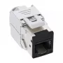 InLine connettore femmina RJ45 Keystone, schermato, Cat.6A, nero, confezione da 8