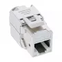 InLine connettore femmina RJ45 Keystone, schermato, Cat.6A, bianco, confezione da 8