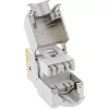InLine connettore femmina RJ45 Keystone, schermato, Cat.6A, giallo, confezione da 8