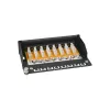 InLine patch panel Cat.6 8 porte da tavolo nero RAL9005