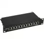 InLine patch panel 10 pollici Cat.6 12 porte 1U nero RAL9005
