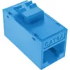 InLine connettore femmina RJ45 Keystone, non schermato, Cat.6A, confezione da 8, blu