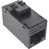 InLine connettore femmina RJ45 Keystone, non schermato, Cat.6A, confezione da 8, nero