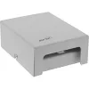 InLine scatola di consolidamento da tavolo 4x Keystone RJ45, metallo, RAL7035
