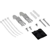 InLine scatola di consolidamento da tavolo 4x Keystone RJ45, metallo, nero RAL9005
